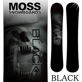 【ポイントUP期間中】26-27 MOSS SNOWBOARDS/モススノーボード BLACK ブラック メンズ レディース スノーボード グラトリ 板 2027 予約商品
