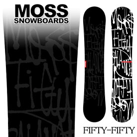 26-27 MOSS SNOWBOARDS/モススノーボード FIFTY-FIFTY フィフティフィフティ メンズ レディース スノーボード グラトリ 板 2027 予約商品