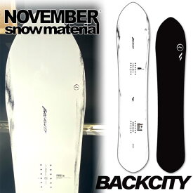 26-27 NOVEMBER/ノベンバー BACKCITY バックシティー メンズ レディース スノーボード パウダー 国産 板 2027 予約商品