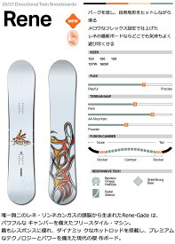 26-27 ROME/ローム RENR レネ・リンネカンガス メンズ スノーボード フリーラン パーク 板 2027 予約商品
