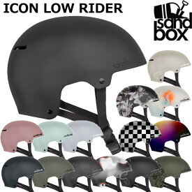 即出荷 SANDBOX/サンドボックス ICON LOW RIDER アイコンローライダー ヘルメット スノーボード スキー ウェイク メンズ レディース キッズ プロテクター