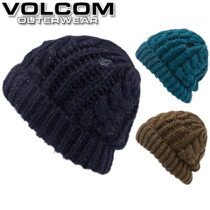 22-23 VOLCOM / {R CABLE HAND KNIT BEANIE r[j[ jbg Xq Y fB[XXm[{[h [֑Ή