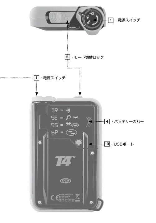 楽天市場】BCA / ビーシーエー TRACKER4 トラッカー4 ビーコン バック 