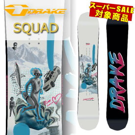 【楽天SS特別価格】21-22 DRAKE / ドレイク SQUAD スカッド メンズ スノーボード グラトリ 板 2022 型落ち