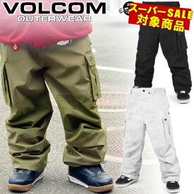 【楽天SS特別価格】23-24 VOLCOM/ボルコム NWRK BAGGY pant メンズ レディース 防水パンツ スノーボードウェア スノーウェアー 2024 型落ち