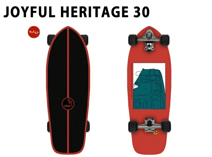 楽天市場】SLIDE / スライド JOYFUL HERITAGE 30inch SKATE サーフ 