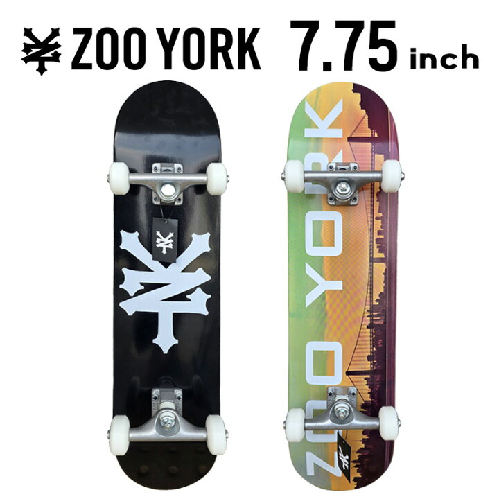 楽天市場】ZOOYORK ズーヨーク 7.75インチ スケボー スケートボード 