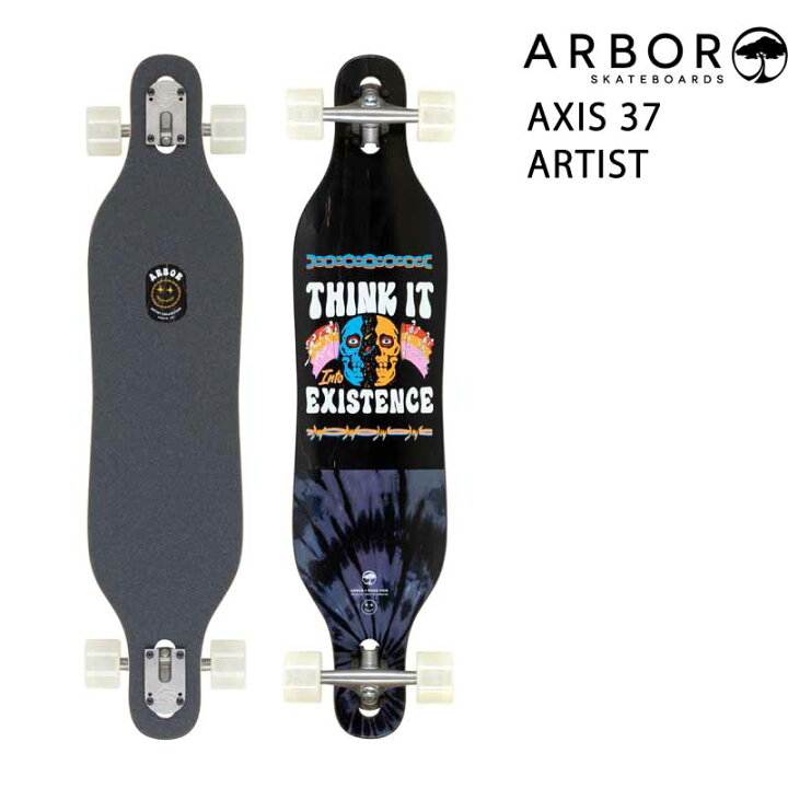 楽天市場】ARBOR/アーバー ARTIST AXIS 37inc ロングスケートボード  