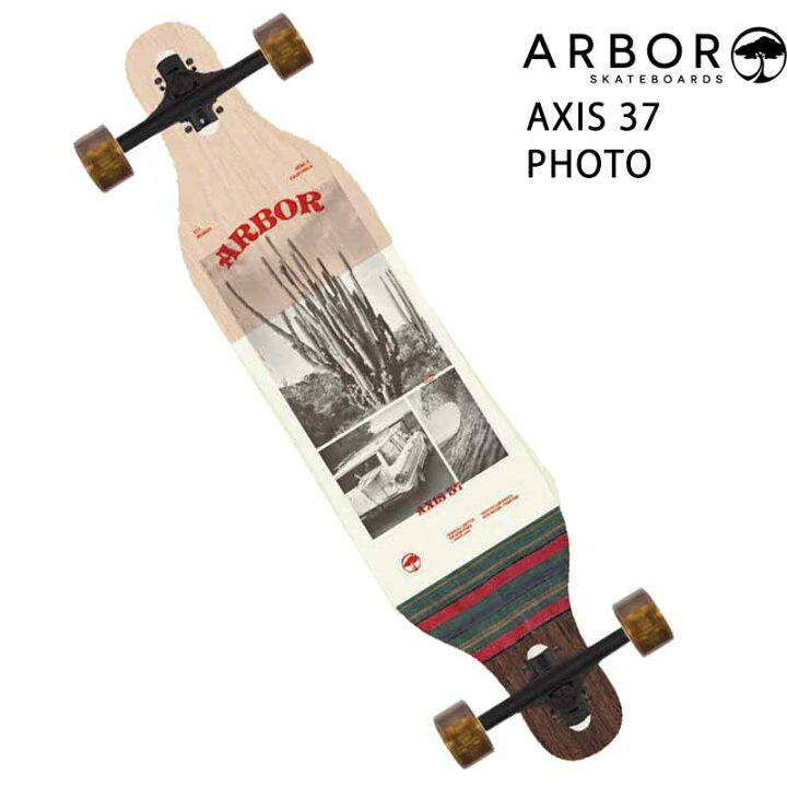楽天市場】ARBOR/アーバー AXIS PHOTO 37inc ロングスケートボード 