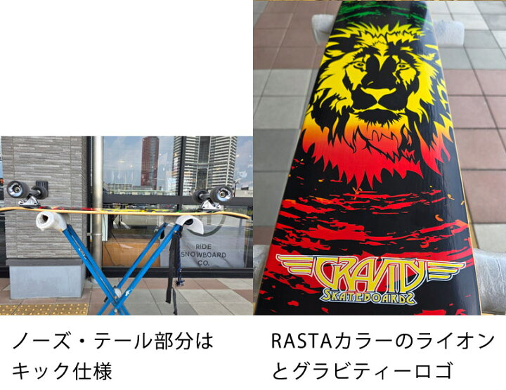 楽天市場】スケートボード スケボー 46インチ GRAVITY グラビティー 