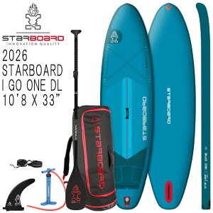 2026 STARBOARD I GO ONE WITH PADDLE DELUXE LITE 10'8 X 33/�X�^�[�{�[�h �A�C�S�[ ���� �C���t���[�^�u�� �p�h���{�[�h �T�b�v SUP �p�h���Z�b�g