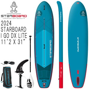 【セット】TUFSKINパドル特典セット 24-25 STARBOARD I GO DELUXE LITE ROLL 11'2 X 31 / スターボード デラックスライトロール インフレータブル パドルボード サップ SUP DLR