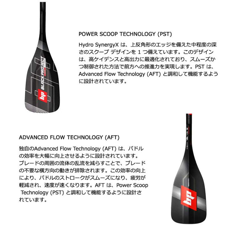 楽天市場】BLACK PROJECT HYDRO SPRINT-X PADDLE /ブラック  
