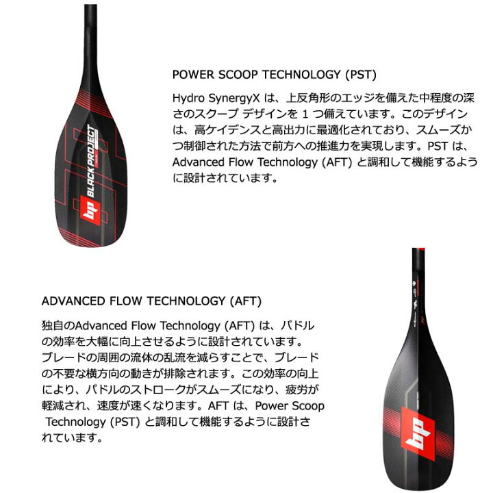 楽天市場】BLACK PROJECT HYDRO SYNERGY-X PADDLE /ブラック 