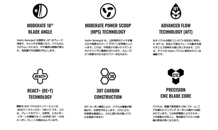 楽天市場】BLACK PROJECT HYDRO SYNERGY-X PADDLE /ブラック 