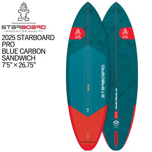 񂹏i 2025 STARBOARD SUP 7'5 X 26.75 PRO BLUE CARBON SANDWICH X^[{[h Tbv ph{[h cƏ~