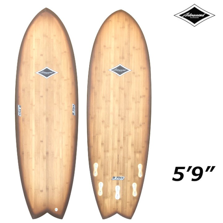 BREAKOUTサーフボード ショートレトロフィッシュ サーフィン アドバンス 送料無料 6'3 バンブー 5'9 ADVANCED 5'7