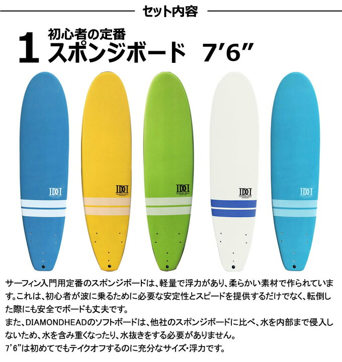 楽天市場】【当店限定エントリーでP5倍】【セット】サーフボード  