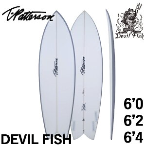 񂹏i TIMMY PATTERSON DEVIL FISH / eB~[p^[\ frtBbV 6'0 6'2 6'4 SURFTECH T[tebN T[t{[h T[tB gptH[}X cƏ~
