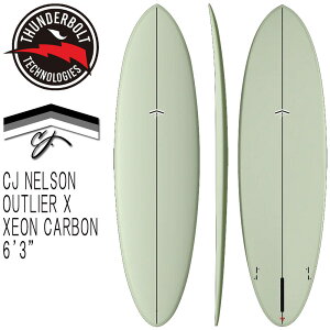 \񏤕i 2026 THUNDERBOLT CJ NELSON OUTLIER X 6'3 XEONCARBON/T_[{g CJl\ AEgCA[ WIJ[{ gr ~bhOX T[t{[h T[tB cƏ~