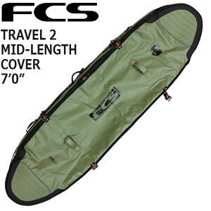 FCS TRAVEL 2 MID-LENGTH COVER 7'0 / �G�t�V�[�G�X �g���x��2 �{�[�h�J�o�[ �~�b�h�����O�X �{�[�h�P�[�X �n�[�h�P�[�X �T�[�t�{�[�h �T�[�t�B��