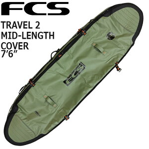 FCS TRAVEL 2 MID-LENGTH COVER 7'6 / �G�t�V�[�G�X �g���x��2 �{�[�h�J�o�[ �~�b�h�����O�X �{�[�h�P�[�X �n�[�h�P�[�X �T�[�t�{�[�h �T�[�t�B��
