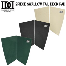 DIAMOND HEAD 2P SWALLOW TAIL DECK PAD/ダイアモンドヘッド 2ピース フィッシュ スワローテール デッキパッド コーデュロイ グリップ サーフィン メール便対応