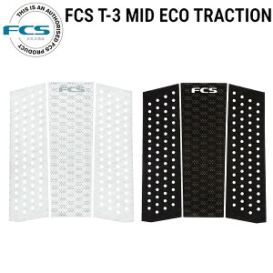 FCS T-3 MID ECO TRACTION DECK PAD / �G�t�V�[�G�X �G�R �g���N�V���� �f�b�L�p�b�h �T�[�t�{�[�h �T�[�t�B�� �V���[�g