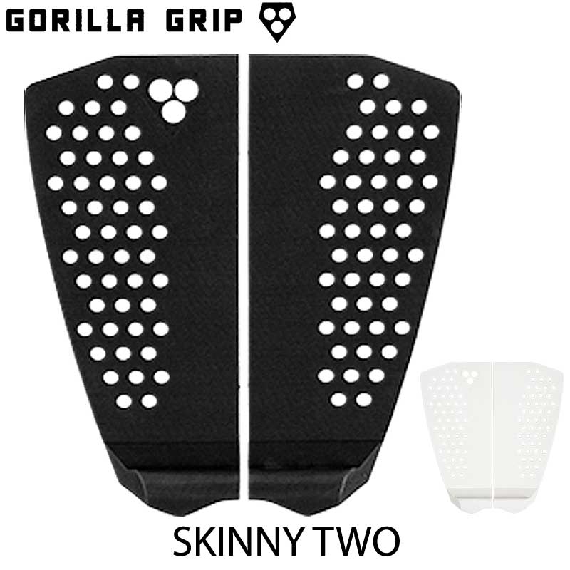 正規代理店 GORILLA GRIPから新作登場 新入荷　流行 SALE 2020モデル 即出荷 2021 Gorilla Grip SKINNY デッキパッド ゴリラグリップ TWO スキニー サーフィン用テールパッド ツー サーフボード ショートボード