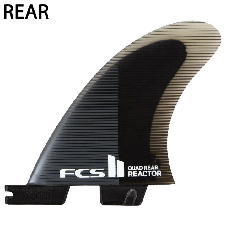 楽天市場】FCS2 REACTOR PC QUAD REAR FINS/ FCSII エフシーエス2 