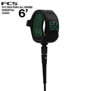 FCS YAGO DORA 6 ALL ROUND ESSENTIAL LEASH /�G�t�V�[�G�X ���S�h�� �I�[�����E���h �G�b�Z���V�������[�V�� �T�[�t�B�� �T�[�t�{�[�h