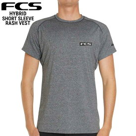 FCS HYBRID SS RASH VEST / エフシーエス ハイブリッド ショートスリーブ ラッシュガード 半袖 サーフィン SUP 日焼け対策 メール便対応