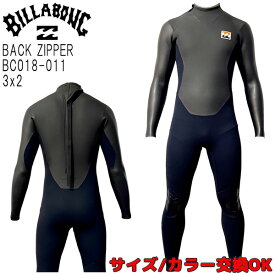 2022 BILLABONG BACK ZIPPER / ビラボン バックジッパー 3×2 BC018-011 ウェットスーツ サーフィン フルスーツ スキン 春秋用