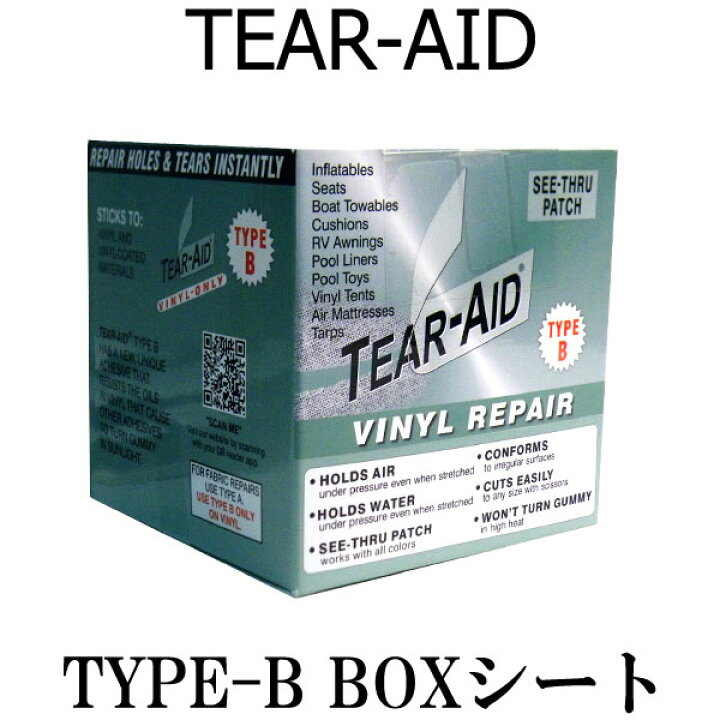 TEAR-AID ティアエイド BOXシート TYPE-B リペア用品 カイト BREAKOUT