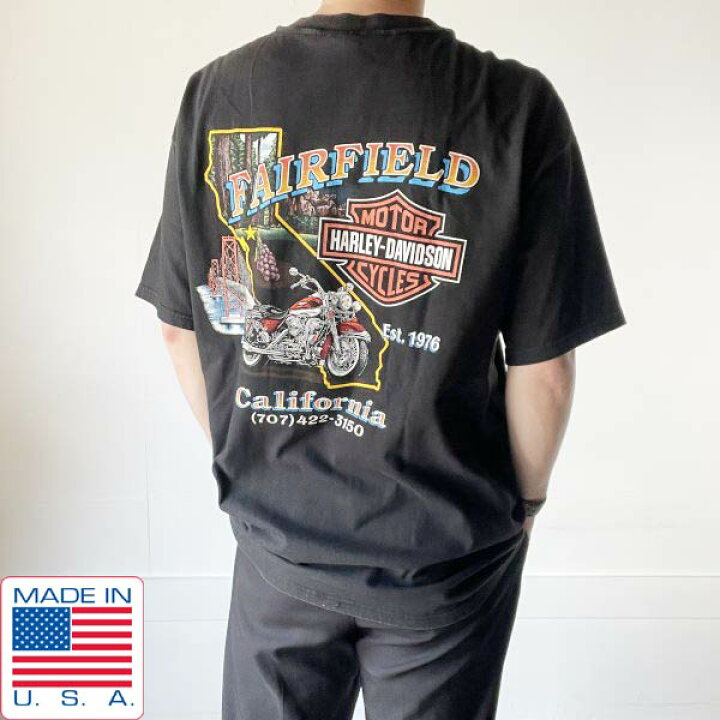 楽天市場】1998年製 希少 USA製 ハーレーダビッドソン 両面プリント  