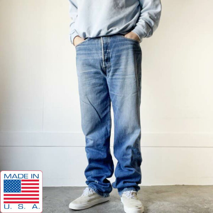 楽天市場】1992年製 USA製 リーバイス 501 激ヒゲ ジーンズ 実寸W35 