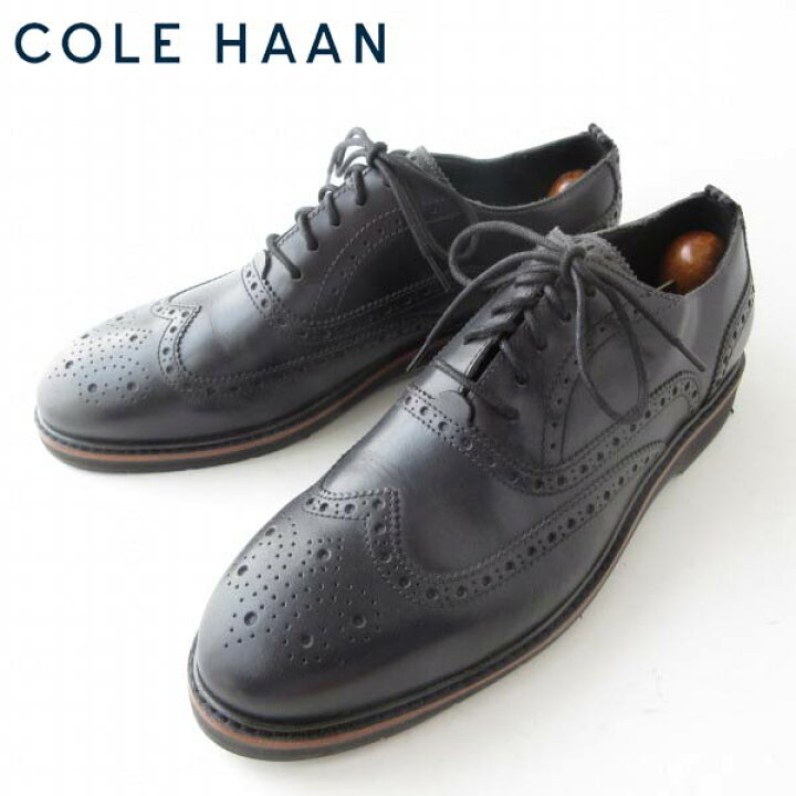 楽天市場】新品 COLE HAAN コールハーン ウィングチップ 黒 9M 27cm 