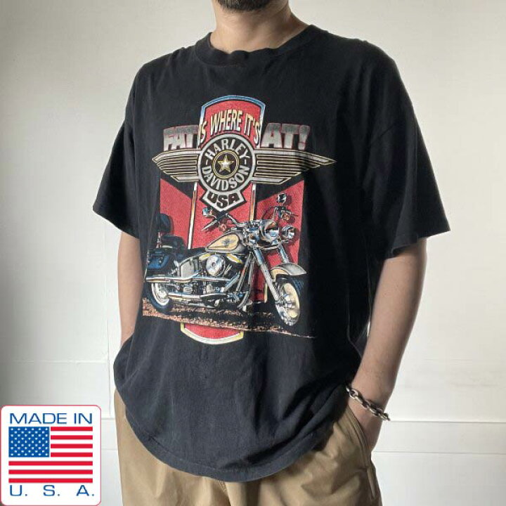 楽天市場】1995年製 USA製 ハーレーダビッドソン 両面プリント 半袖T 