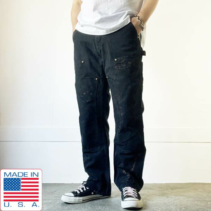 楽天市場】USA製 carhartt ダック ダブルニー ペインターパンツ 