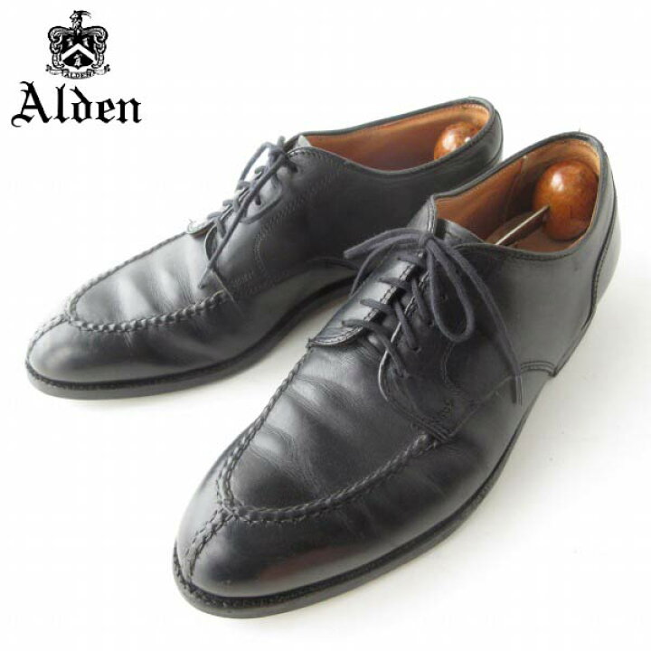 楽天市場】USA製 Alden オールデン #961 Uチップ シューズ 黒 8D 26cm 