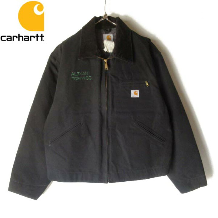 楽天市場】新品 00s carhartt J01 BLK デトロイト ジャケット 黒 46R 