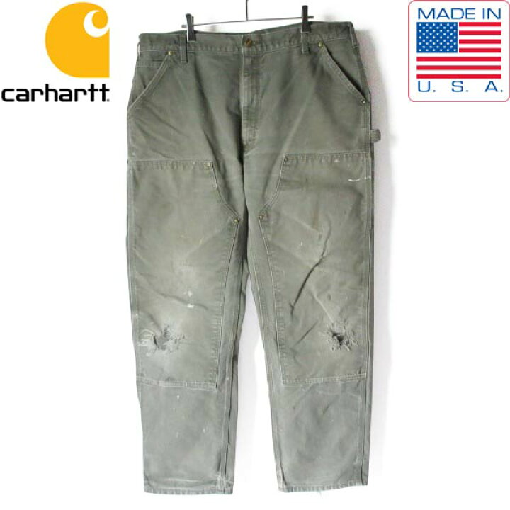 楽天市場】雰囲気系 USA製 carhartt B01 MOS フェード ダメージ ダック 