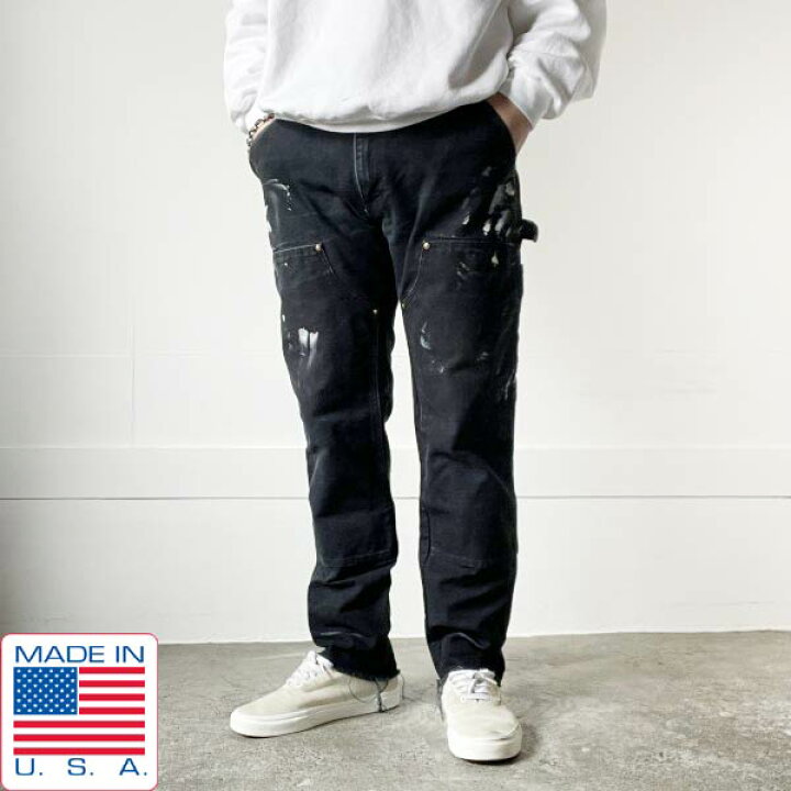 楽天市場】希少 USA製 carhartt B01 ダック ダブルニー ペインター
