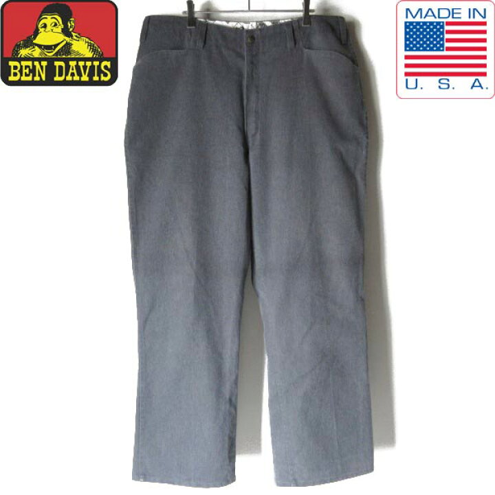 楽天市場】00s USA製 BEN DAVIS ベンデイビス ワークパンツ ヘザー 