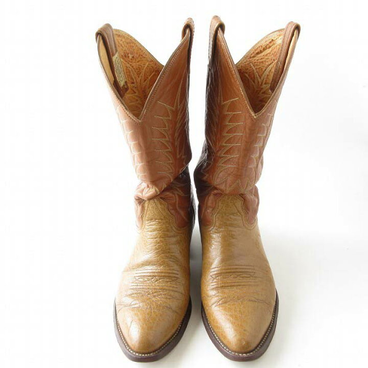 楽天市場】【中古】USA製 NOCONA ノコナ ウエスタンブーツ 茶系 8.5E  