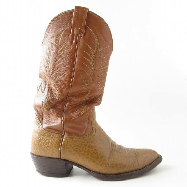 楽天市場】【中古】USA製 NOCONA ノコナ ウエスタンブーツ 茶系 8.5E 