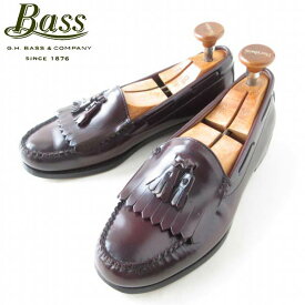 G.H.Bass&Co バス LAYTON キルト タッセル ローファー 9D 27cm バーガンディ系 ジーエイチバス IVY アメトラ D149【中古】【靴】【通販】