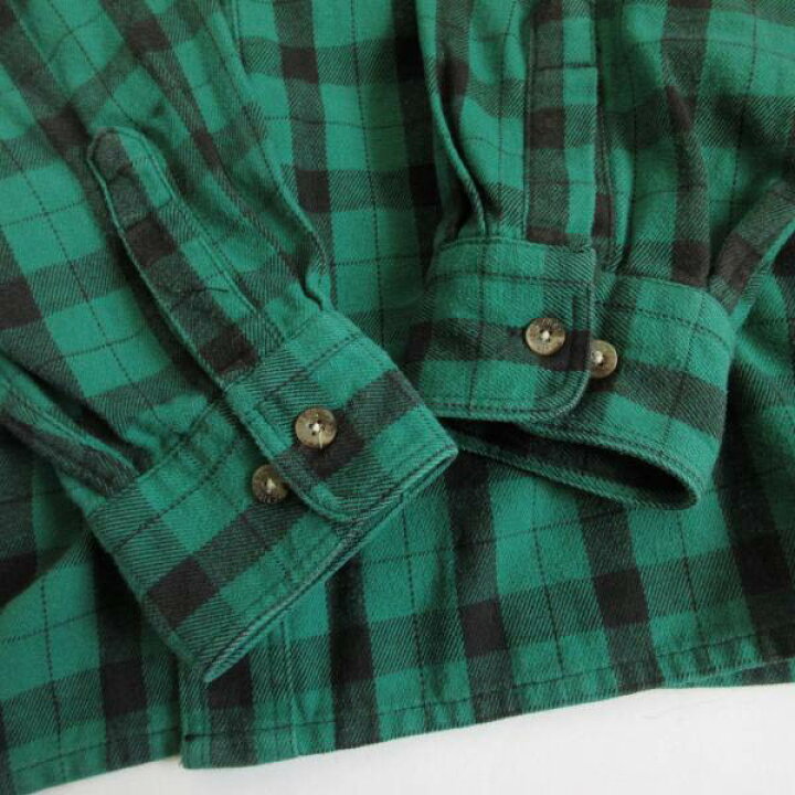 楽天市場】USA製 FILSON フィルソン チェック柄 長袖 ネルシャツ 緑系 