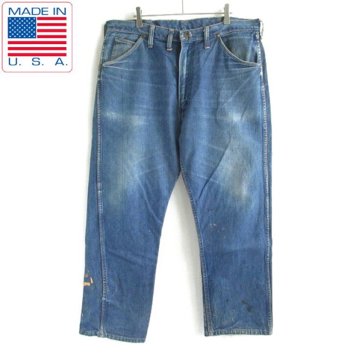 楽天市場】60s-70s USA製 Wrangler ラングラー 13MWZ 縦落ち ペンキ 