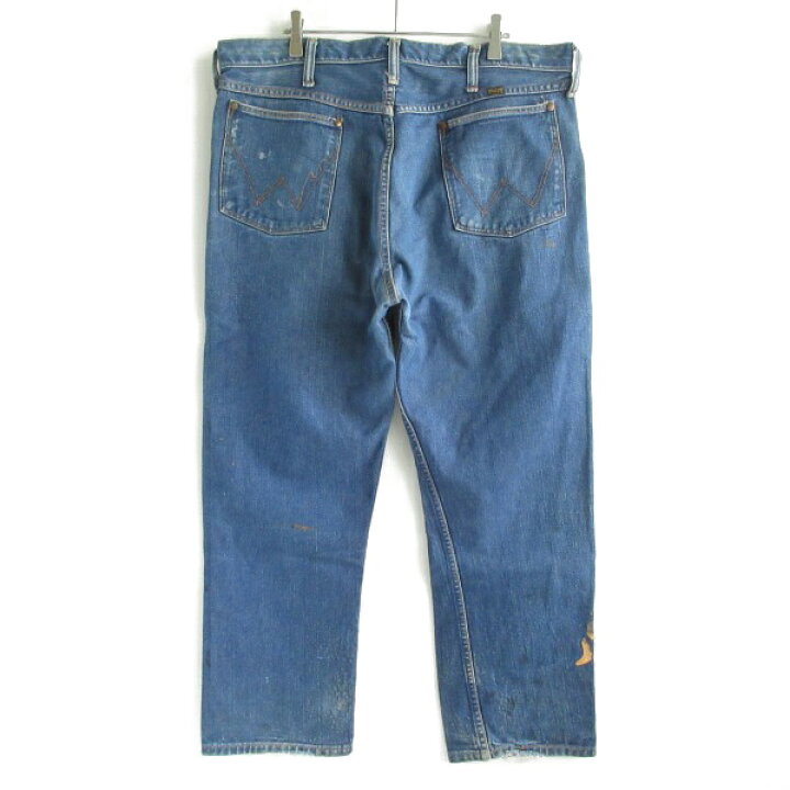 楽天市場】60s-70s USA製 Wrangler ラングラー 13MWZ 縦落ち ペンキ 